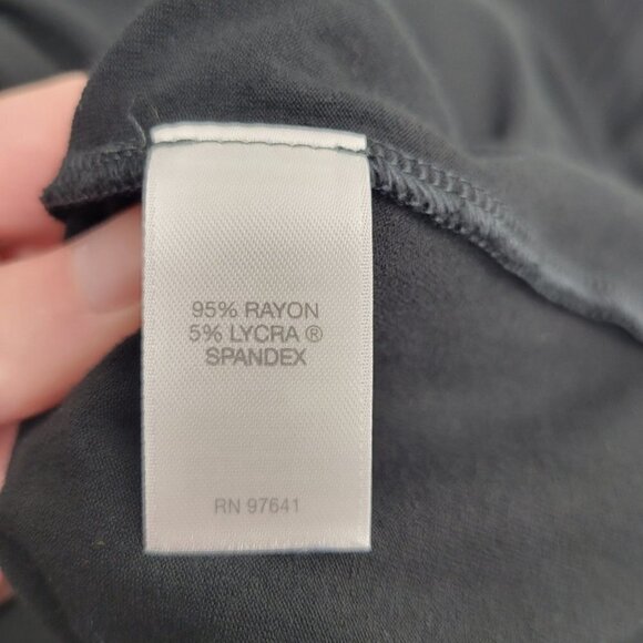 J. Jill Wearever Collection Women's Black Long Sleeve Modern Tunic Top Size M - Picture 13 of 15